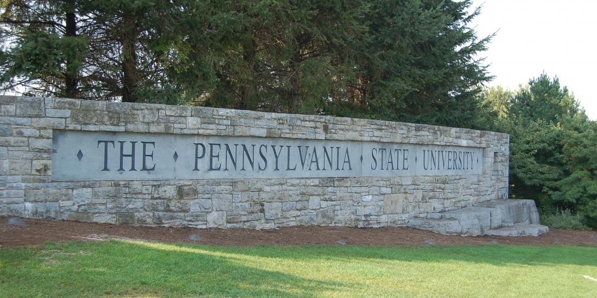 Penn State sign